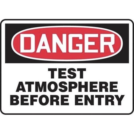 Accuform OSHA DANGER SAFETY SIGN CONFINED MCSP109XT MCSP109XT